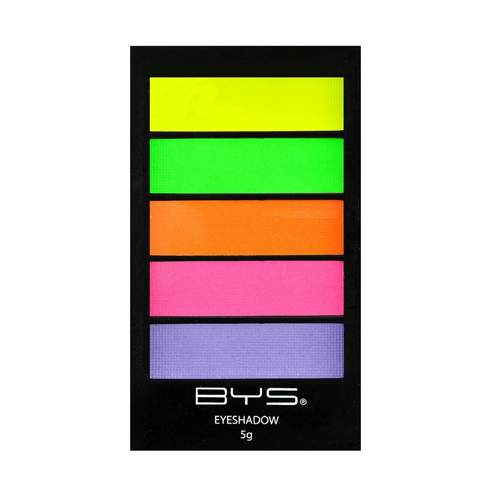 BYS 5g Eyeshadow Palette Cosmetic Beauty Face/Eye Makeup Neons Colour w/5 Shades