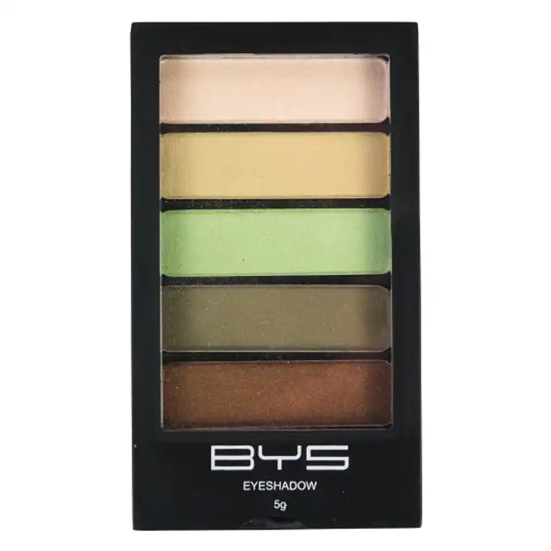 BYS 5g Eyeshadow Palette Cosmetics Beauty Face/Eye Makeup Olive Daze 5 Shades