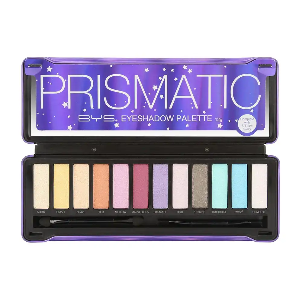 BYS 12g Prismatic Eyeshadow Palette Cosmetic Beauty Face/Eye Makeup 12 Shades