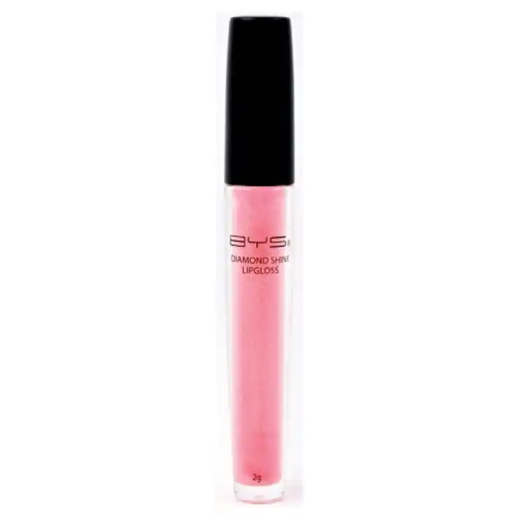BYS Diamond Shine Lipgloss Lip Cosmetics Beauty Makeup Scented Panther Pink 2g