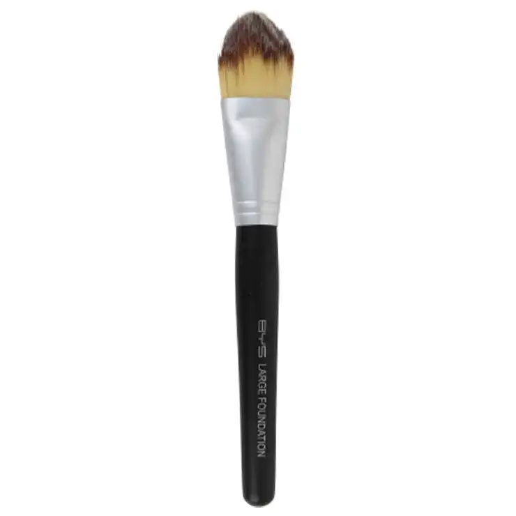 BYS Large Flat Foundation/Powder Beauty Brush Cosmetics Makeup Applicator Black