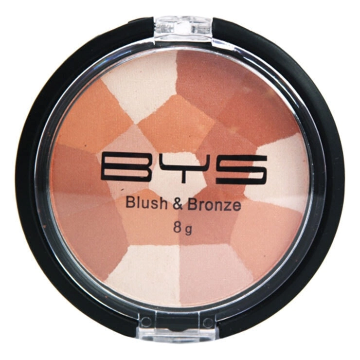 BYS Compact Blush/Bronze 8g Mosaic Cheek Define/Face Makeup Cosmetic Light Glow