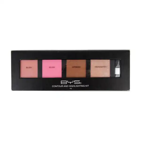 BYS Contour & Highlighting Kit 12g Palette Face Beauty Makeup Daring w/ 4 Shades