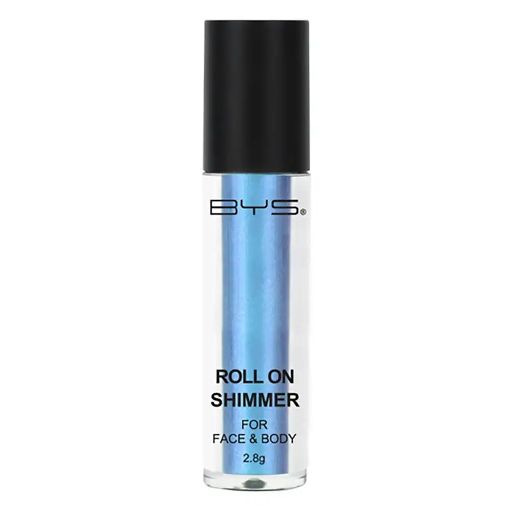 BYS Roll On 2.8g Shimmer Face/Body Makeup Women Beauty Cosmetics Atlantic Blue
