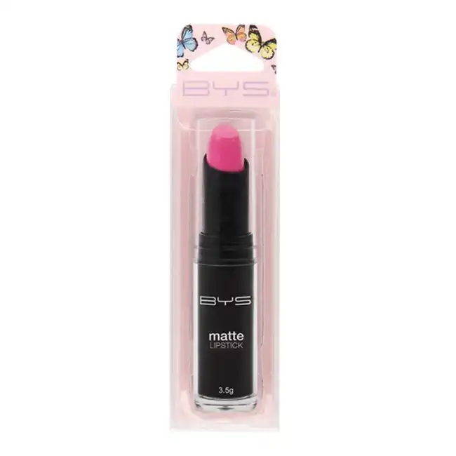 BYS 3.5g Matte Lipstick Disco Inferno Velvety Creamy Lip Colour Makeup Cosmetics