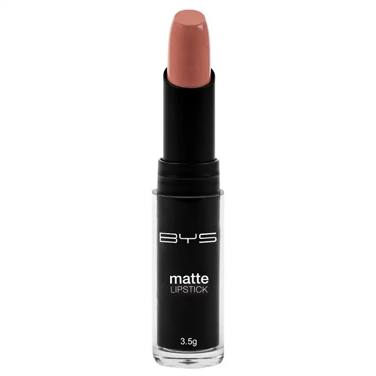 BYS Matte Lipstick Lasting Facial Makeup Lip Colour Cosmetics Pink Dusk 3.5g