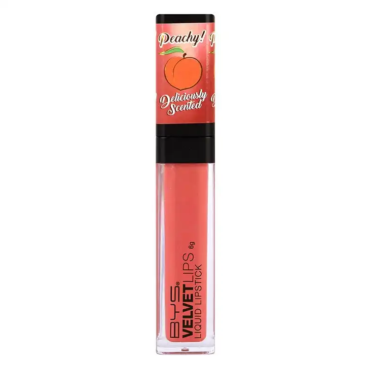 BYS Velvet Cream Soft Plush Lipstick Lip Colour Cosmetics Makeup Im Peachless 6g