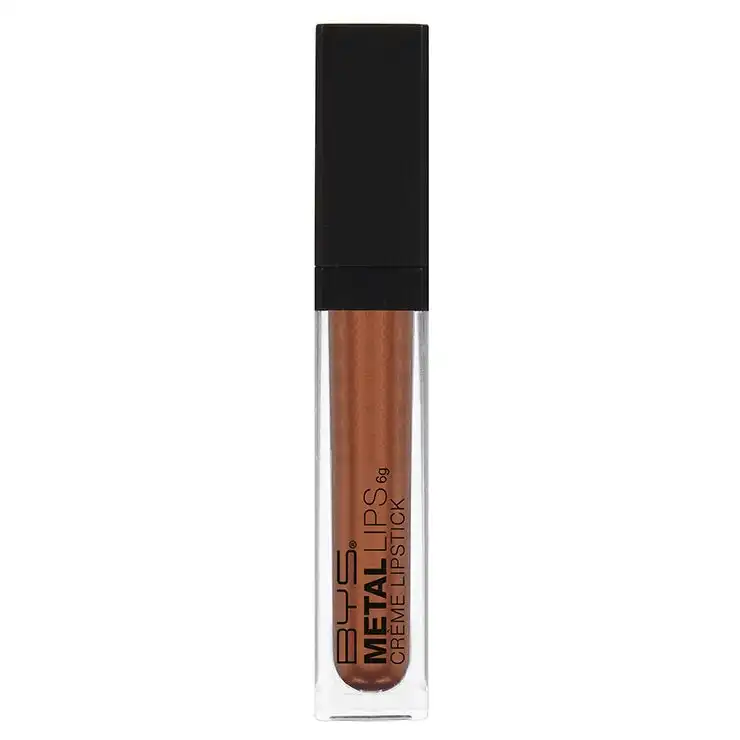 BYS 6g Metal Lips Colour Copper Penny Metallic Creamy Makeup Beauty Cosmetics