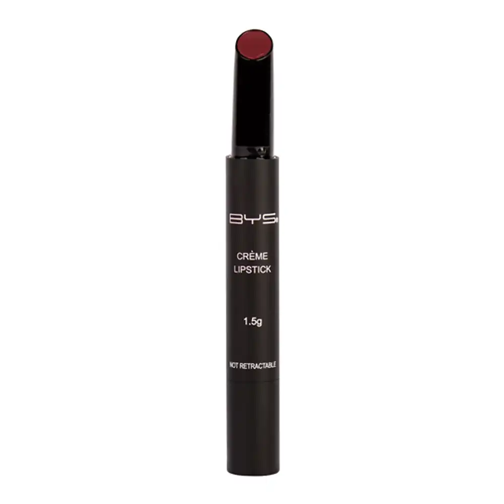 BYS Creme Lipstick Lip Colour Cream/Silky Cosmetic Beauty Face Makeup Elle 1.5g
