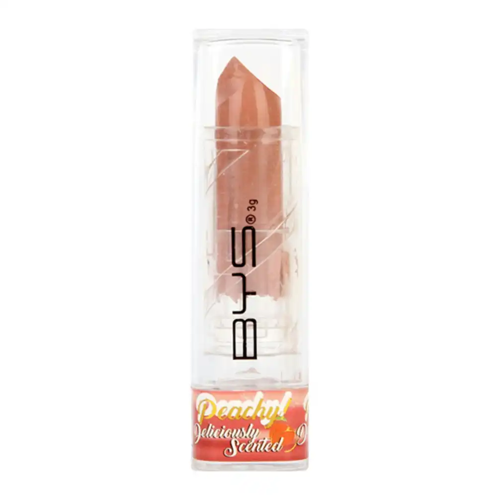 BYS Lipstick 3g Lip Colour Cream/Silky Cosmetic Makeup Peach Scented Soft Pink