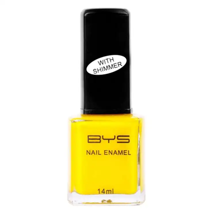 BYS Shimmer Golden Sands Nail Polish Enamel Lacquer Shimmering Quick Dry 14ml YL
