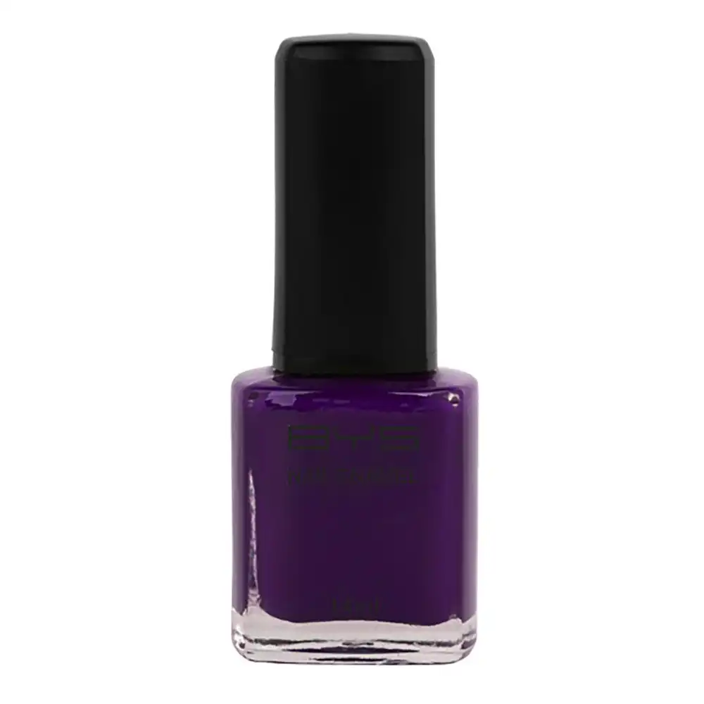 BYS A Grape Fit Nail Polish Enamel Lacquer Gloss Lasting Quick Dry 14ml Purple