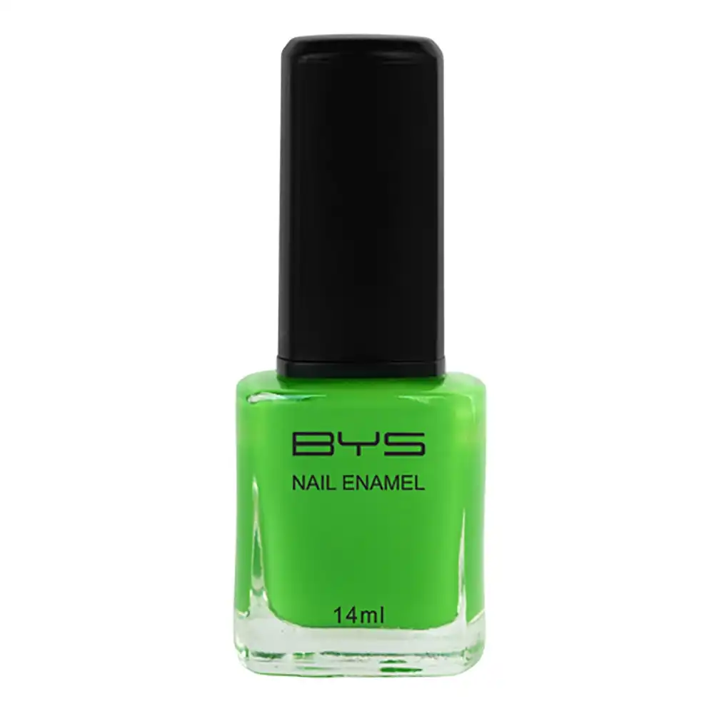 BYS Flash Dance Nail Polish Enamel Lacquer Gloss Lasting Quick Dry 14ml Green