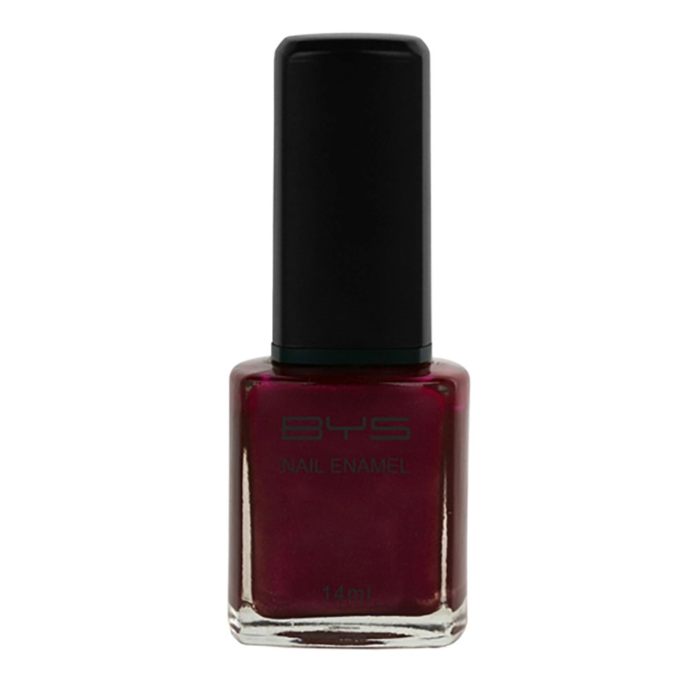 BYS Ruby Jewel Nail Polish Enamel Lacquer Gloss Lasting Quick Dry 14ml Burgundy