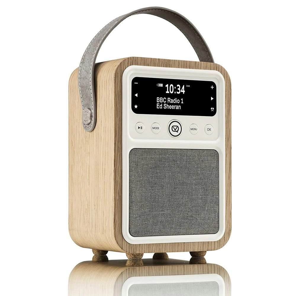 VQ Monty DAB+/FM Digital Radio + AUX/Bluetooth Wireless Speaker Alarm Clock Oak