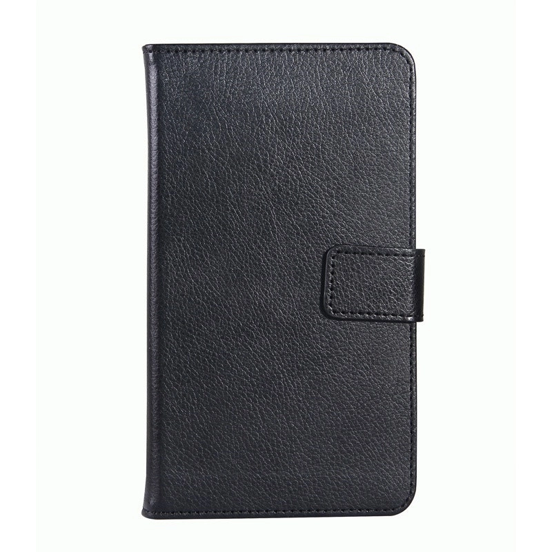 Cleanskin Flip Wallet Universal Phone Cover For Smartphones 4.5in 5.5in Black