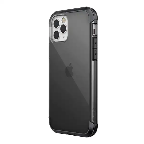 Raptic Air Phone Cover Drop Proof Hard Case for Apple iPhone 12 Pro Max Black
