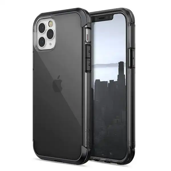 Raptic Air Phone Cover Drop Proof Hard Case for Apple iPhone 12/12 Pro Black