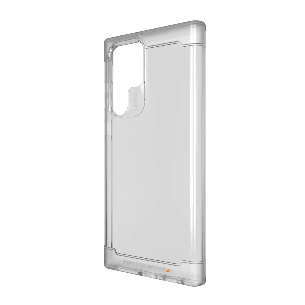 Gear4 Havana Antimicrobial Case Slim Cover For Samsung Galaxy S22 Ultra Clear