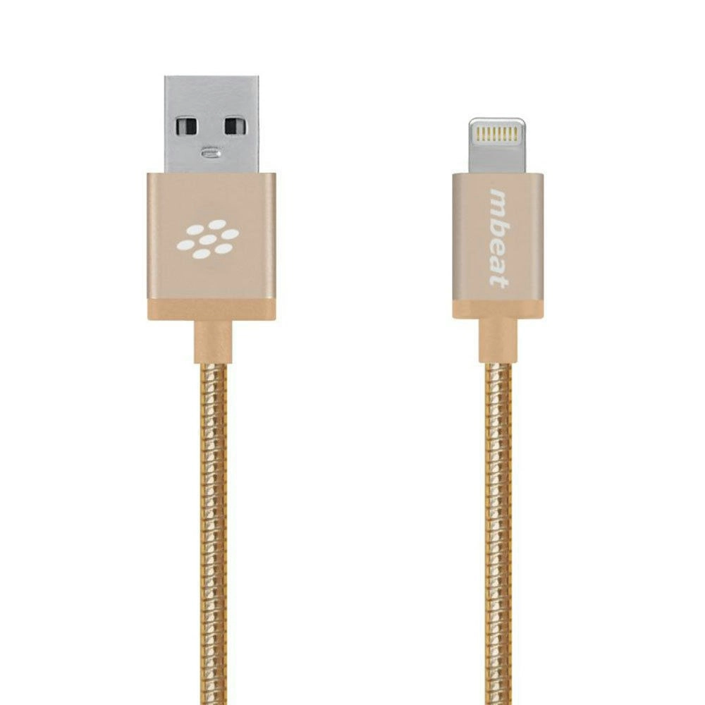 mBeat ToughLink Metal Charging Lightning MFI-Certified Cable 1.2m for iPhone GD