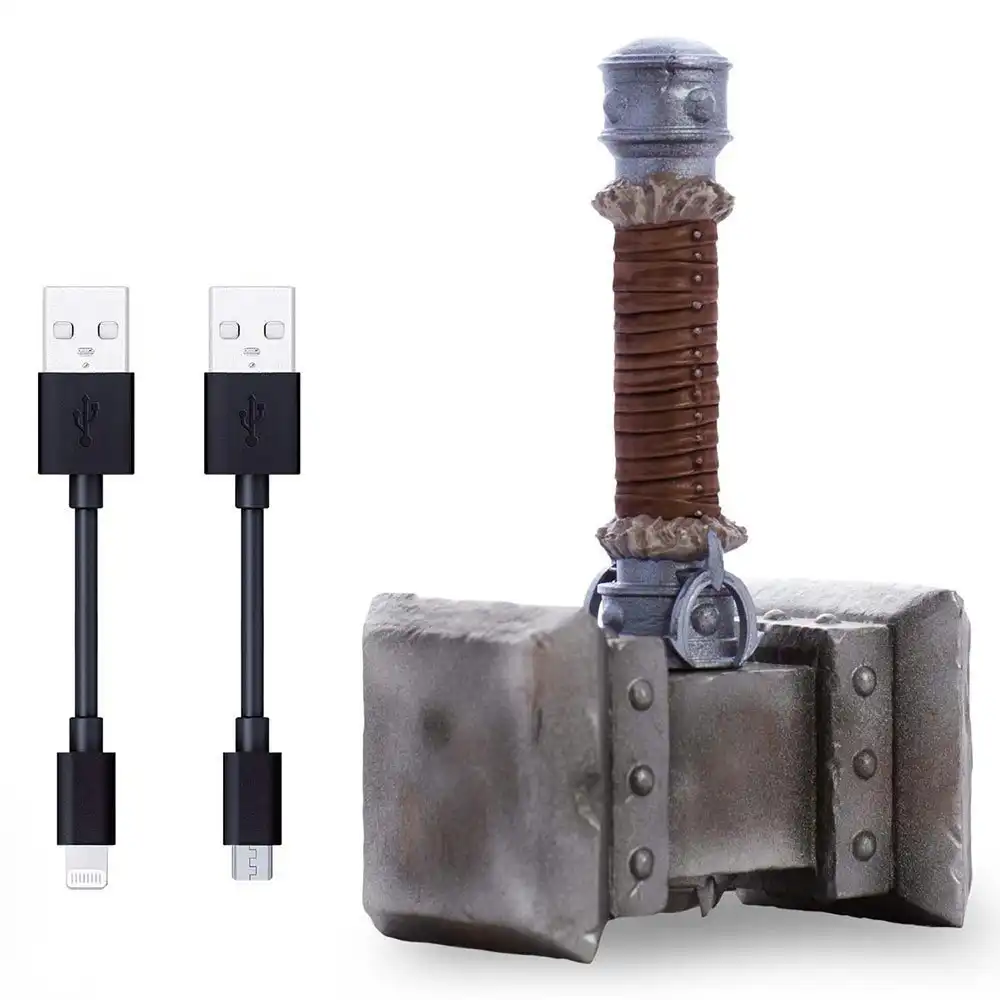 World Of Warcraft Doomhammer Charging USB-A to Lightning MFI-Certified Cable