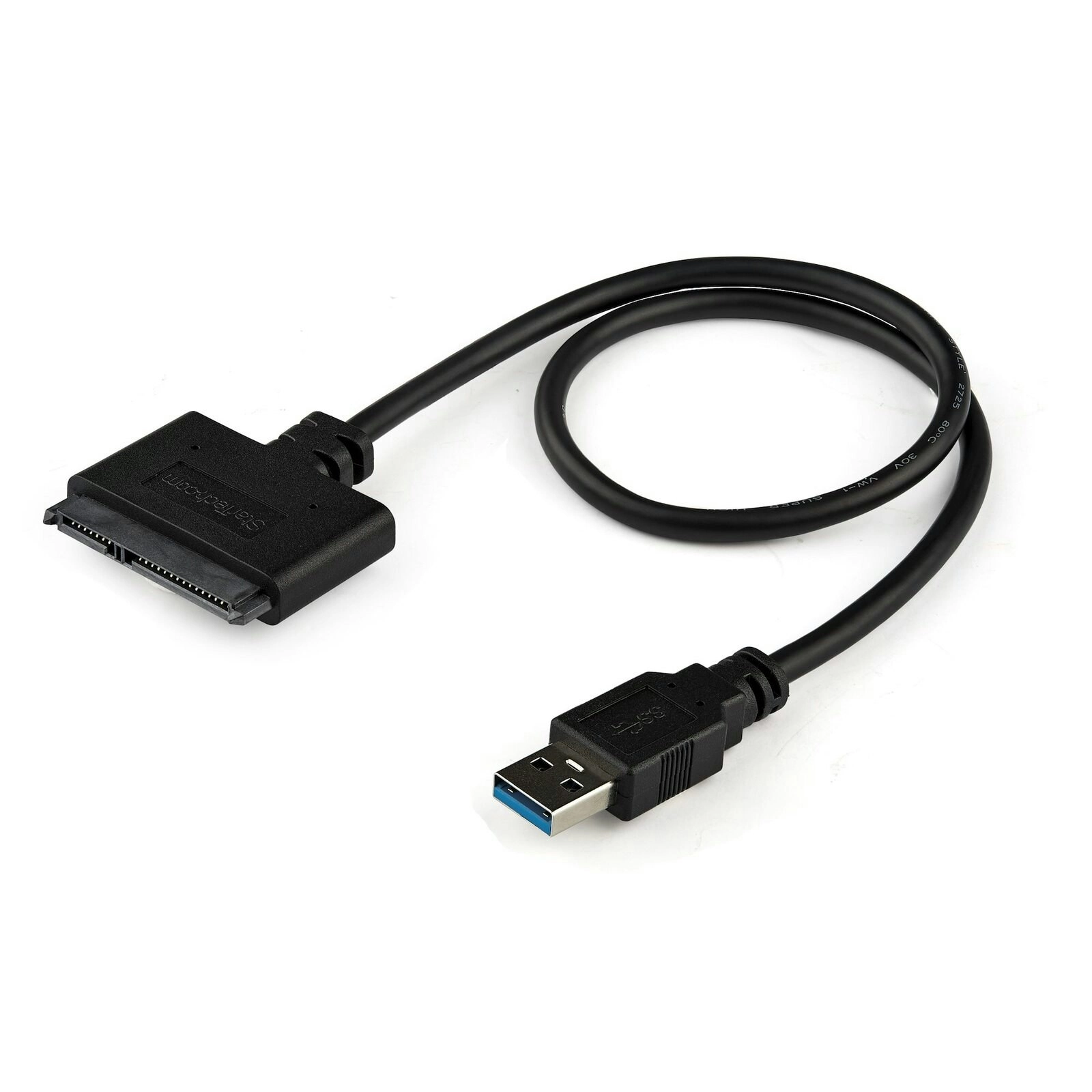 Star Tech 6Gbps USB-A 3.0 to SATA Adapter Transfer Cable for 2.5" SSD/HDD Drive