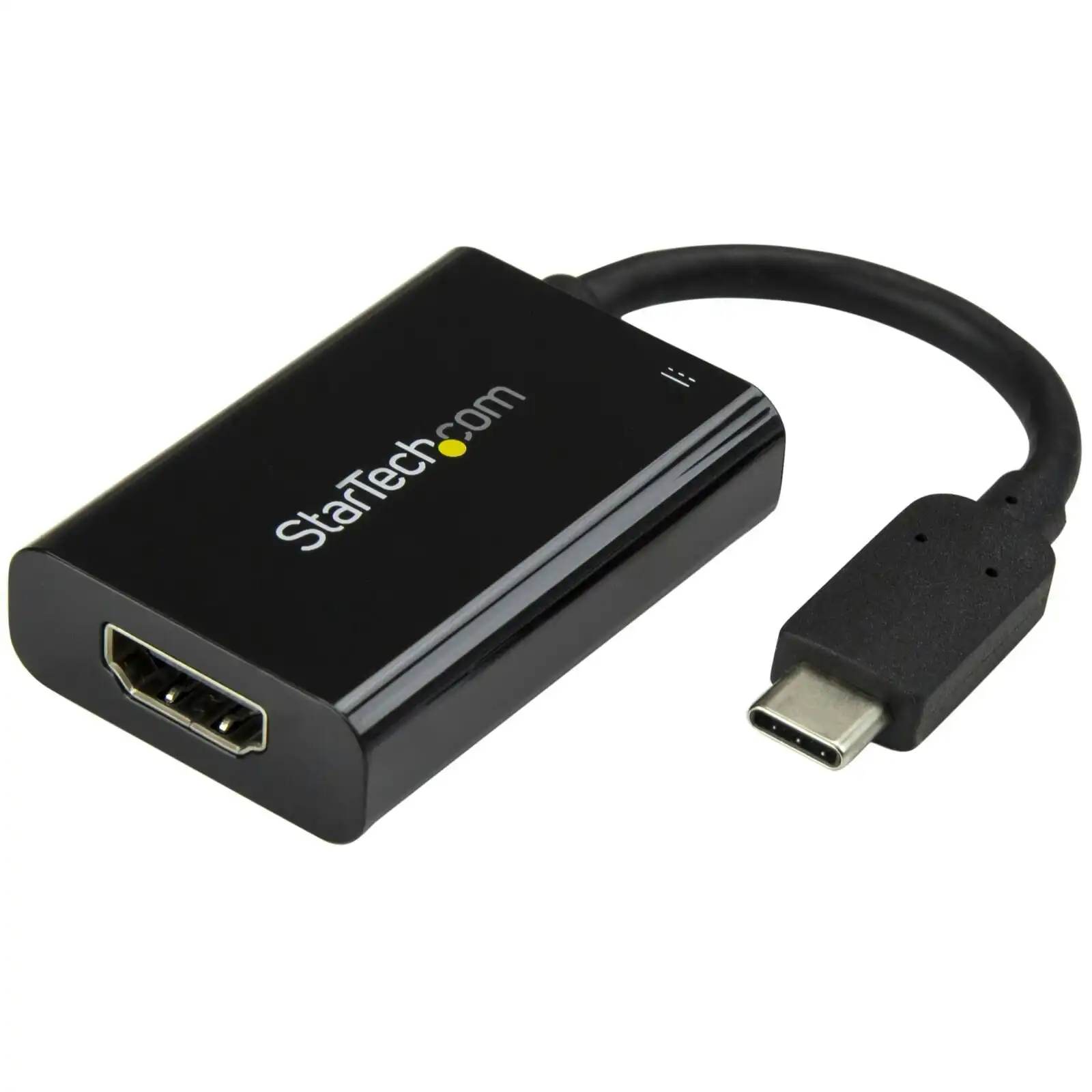 Star Tech 4k 60Hz Thunderbolt 3 USB-C to HDMI Display Adapter 60W f/ Laptops BLK