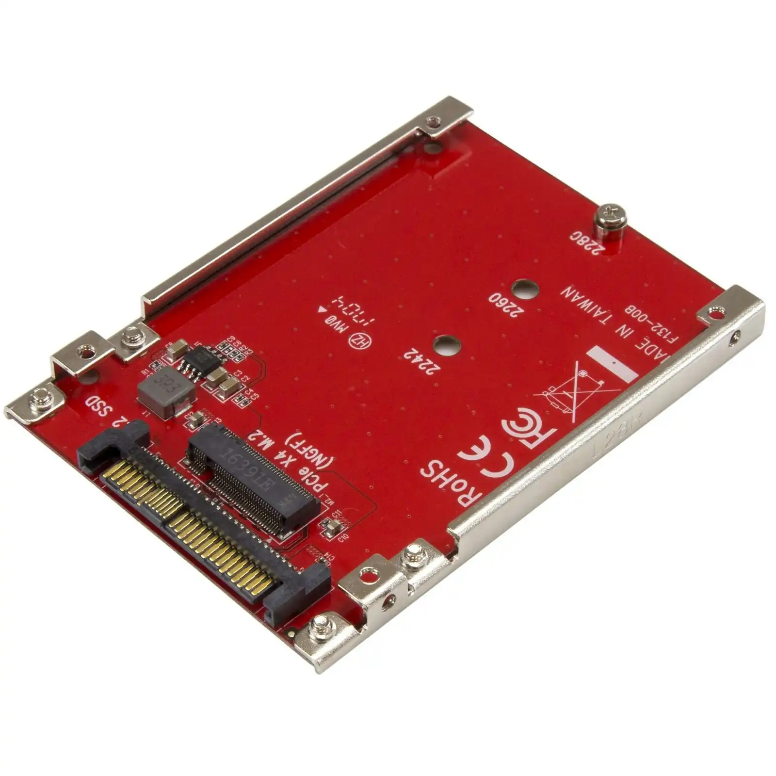 Star Tech Computer/Server M.2 to U.2 Host Adapter for M.2 PCIe NVMe SSD Drive
