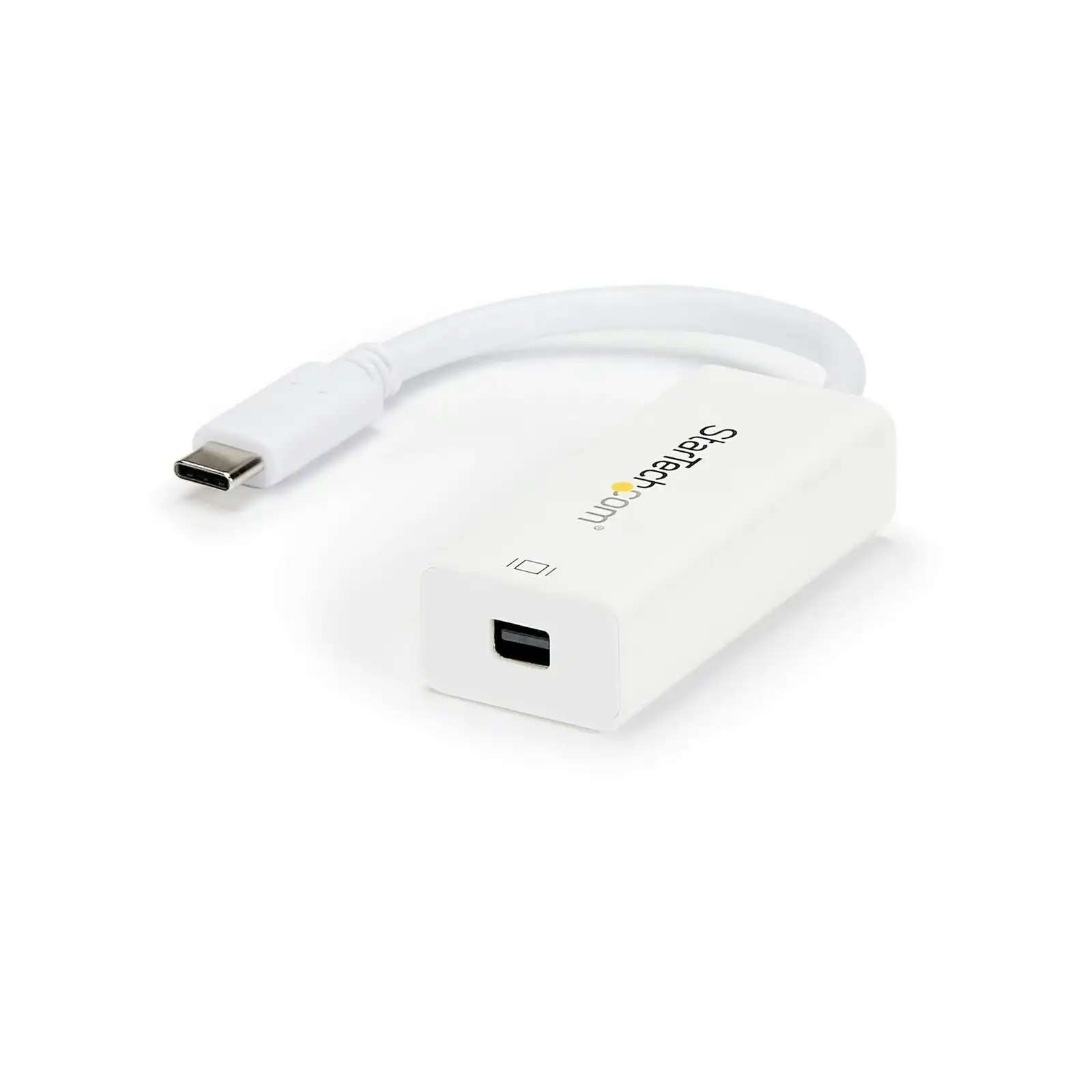 Star Tech 4K Thunderbolt 3 USB-C to Mini Displayport Adapter for Laptop White