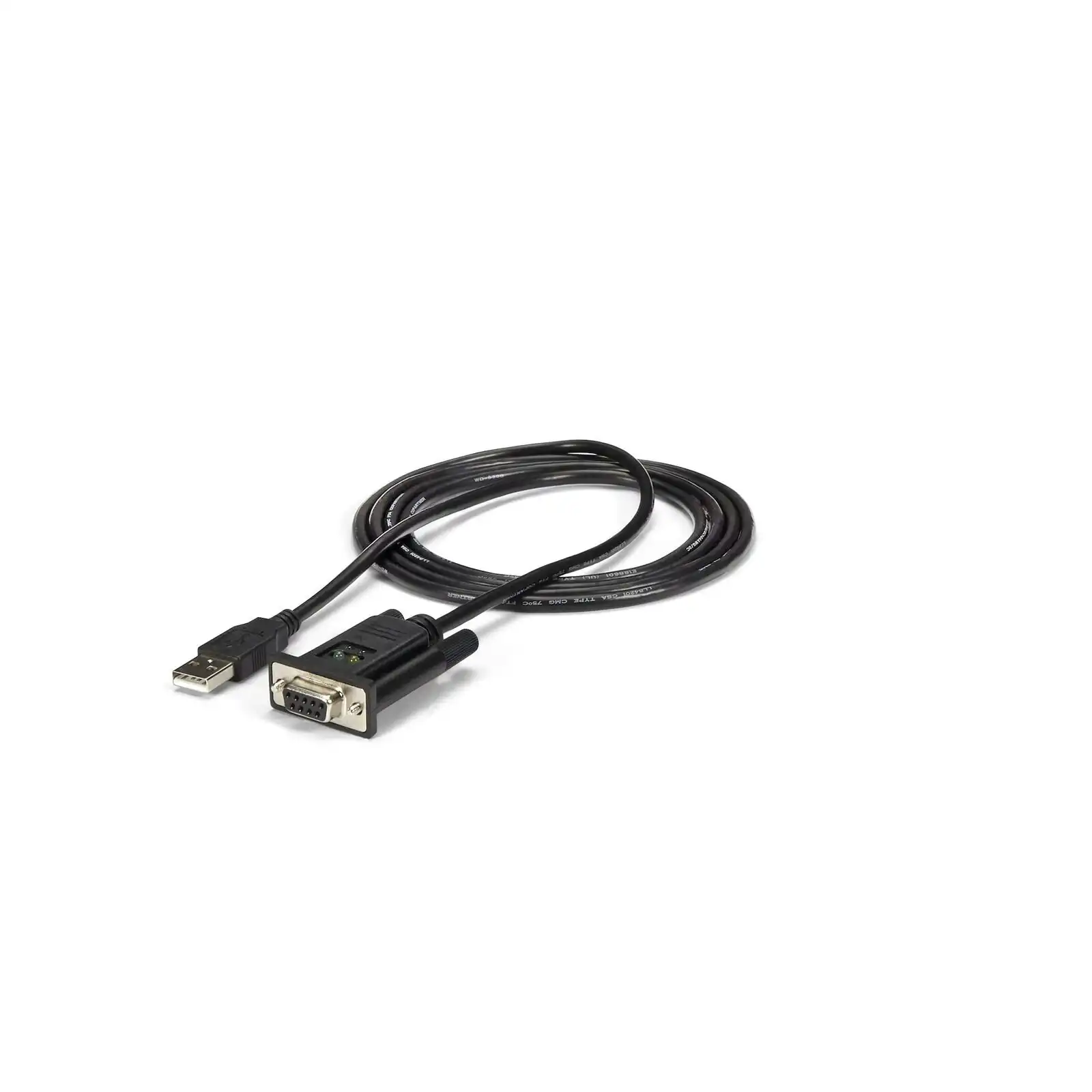 Star Tech USB to Null Modem RS232 DB9 Serial DCE Adapter Cable w/ FTDI for PC