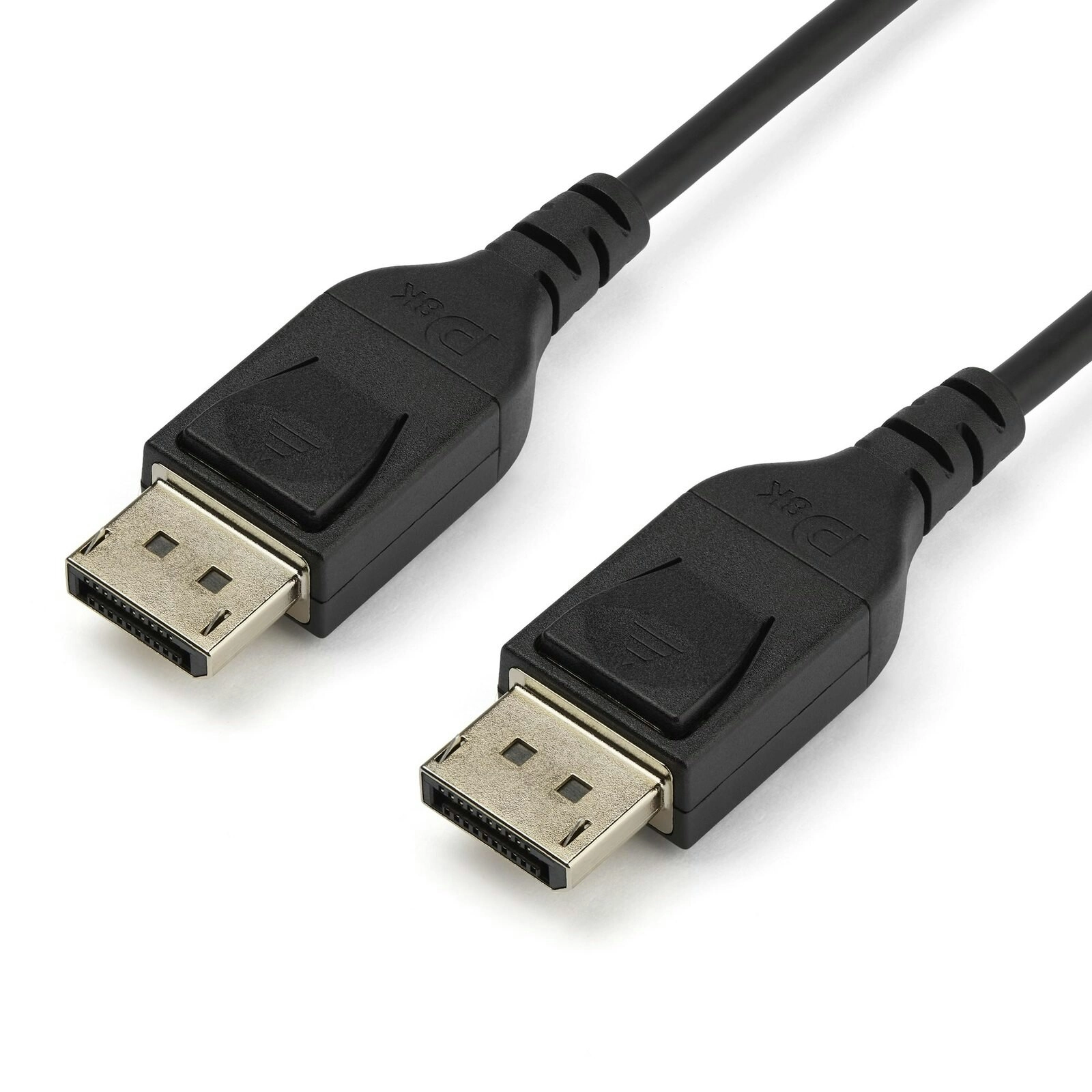 Star Tech DisplayPort Cable Black 1m HBR3 HDR MST 8K 120Hz 32.4Gbps Male To Male