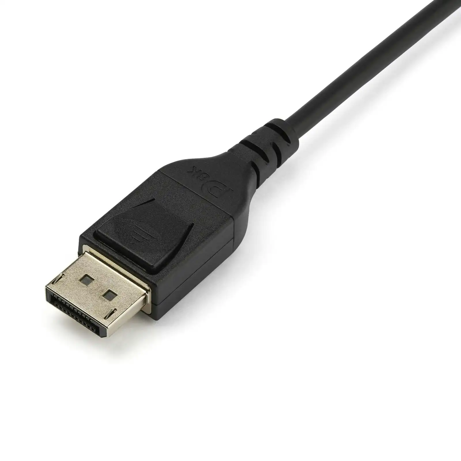 Star Tech DisplayPort Cable Black 1m HBR3 HDR MST 8K 120Hz 32.4Gbps Male To Male