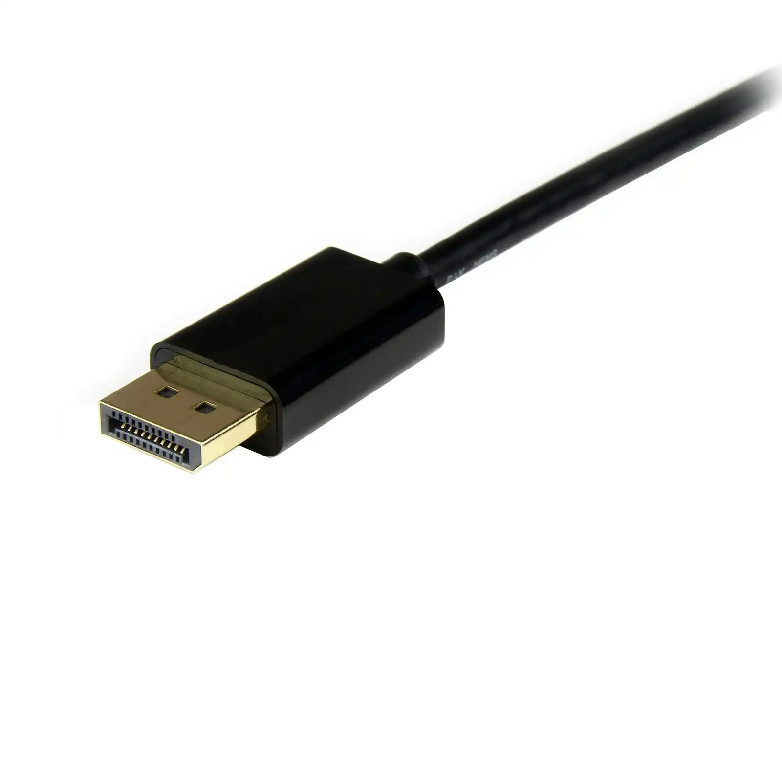 Star Tech 3m Mini DisplayPort To DisplayPort Adapter Male To Male 4k 60Hz Black
