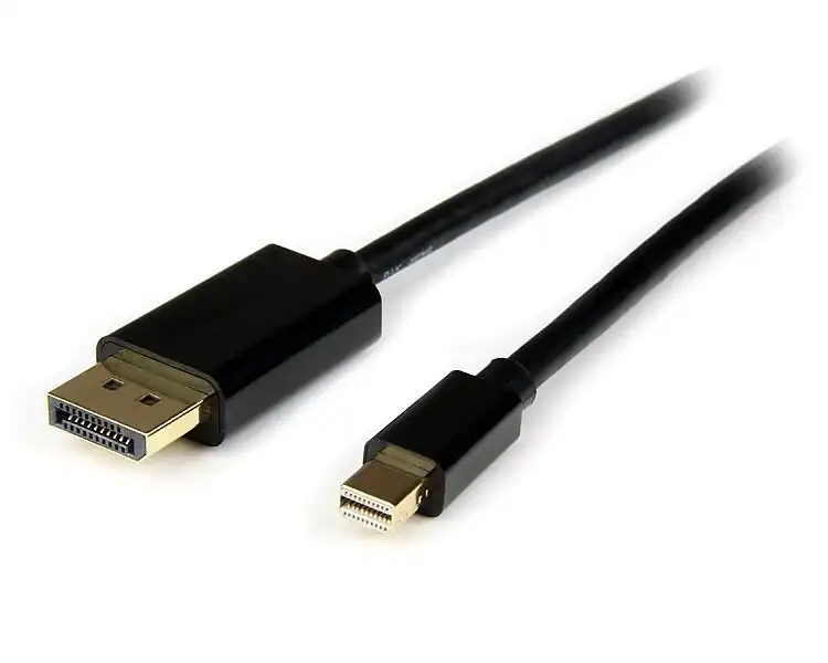 Star Tech 4m Mini DisplayPort To DisplayPort Adapter Male To Male 4k 60Hz Black