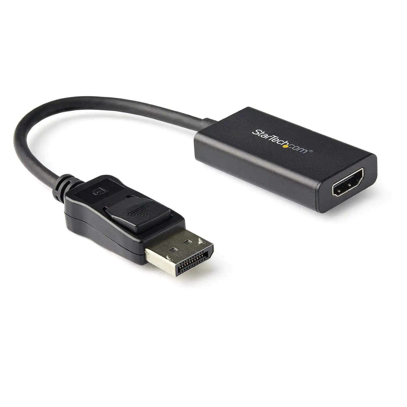 Star Tech DisplayPort To HDMI Adapter UHD 4K/60Hz Black For PC/Monitors/Laptops