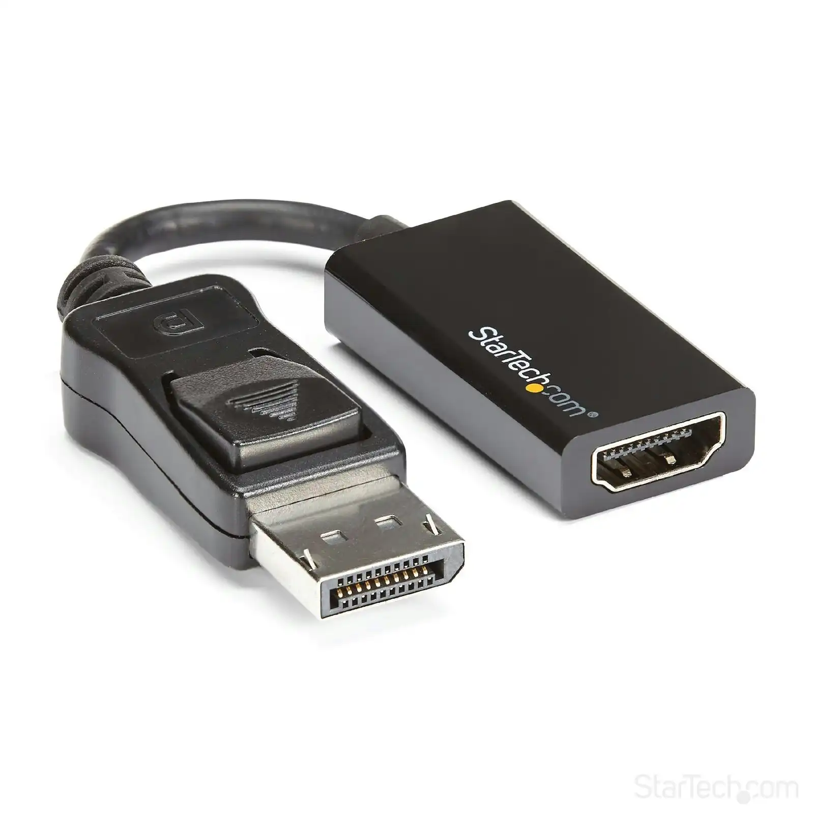 Star Tech DisplayPort To HDMI 2.0 Adapter 4K/60Hz For PC/Monitors/Laptops Black