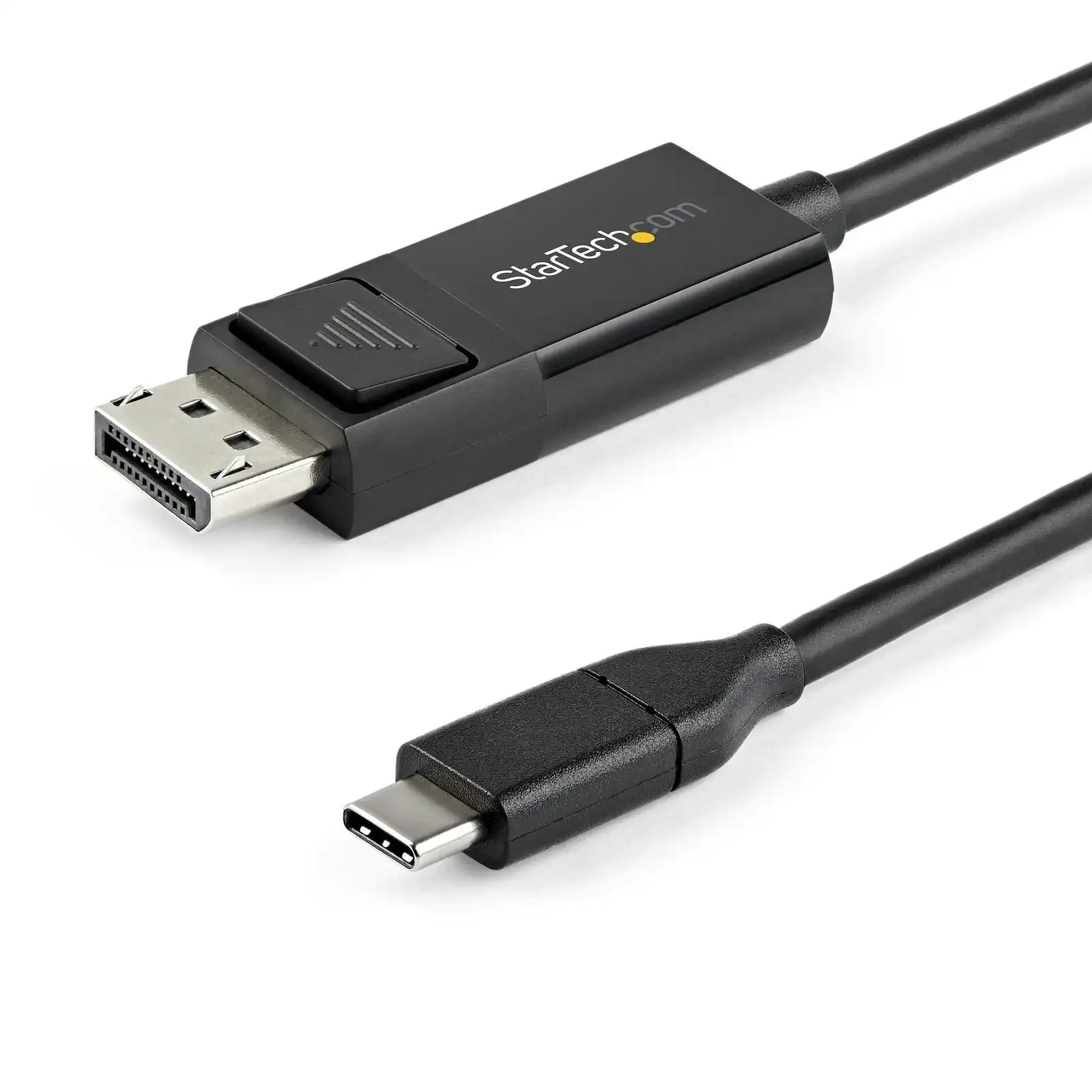 Star Tech 2m BLK USB C To DisplayPort 1.2 Reversible Adapter 4K/60Hz Windows/Mac