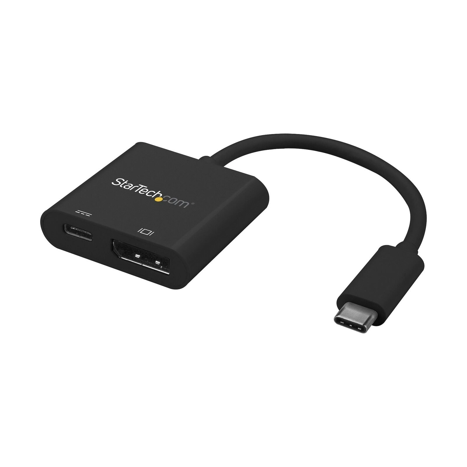 Star Tech BLK USB C To DisplayPort Adapter w/ Power Delivery 4K/60Hz Windows/Mac