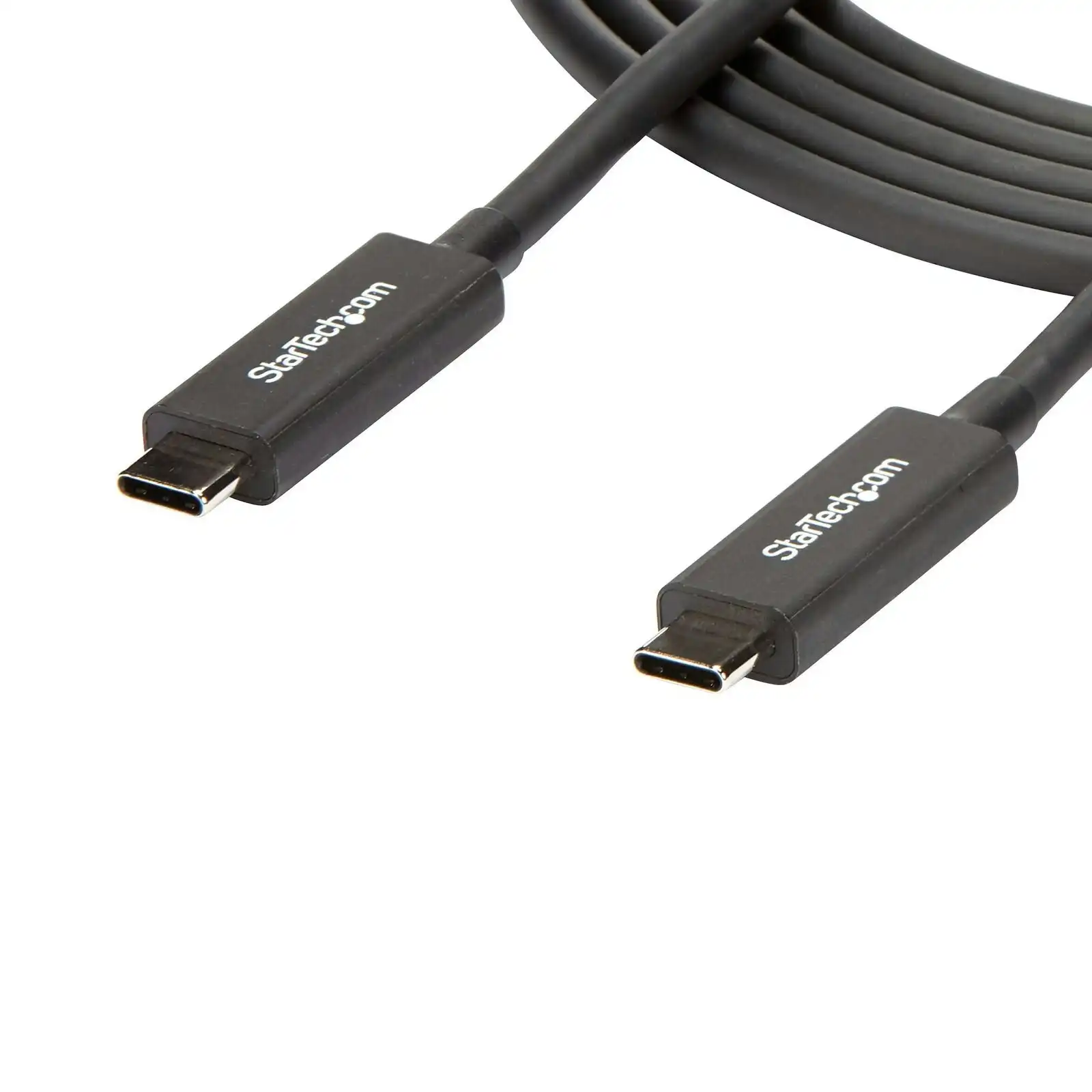 Star Tech 2m Thunderbolt 3 Cable w/ 100W Power Delivery 40Gbps PC/Laptop BLK