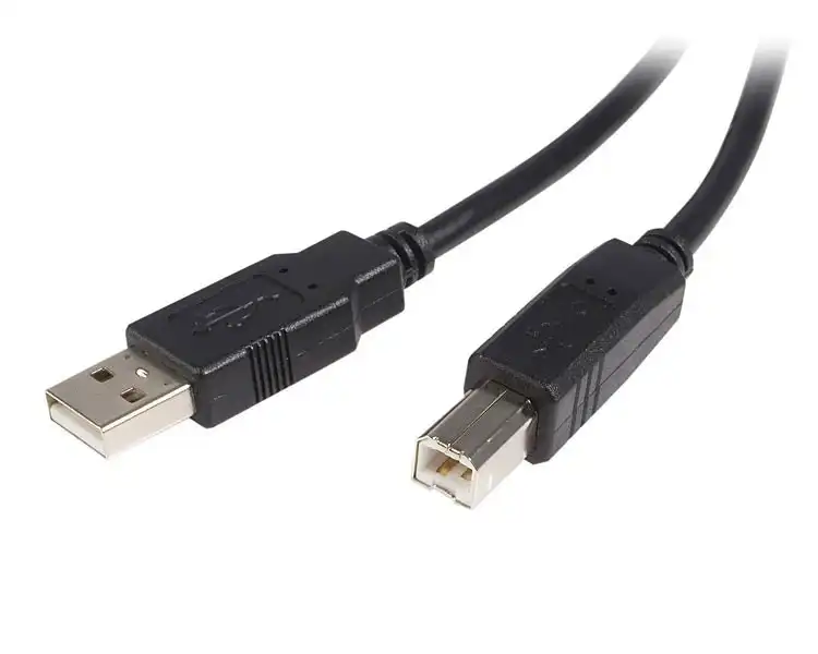 Star Tech 5m USB 2.0 A To B Cable - Male To Male 480Mbps Printers/USB HDD BLK