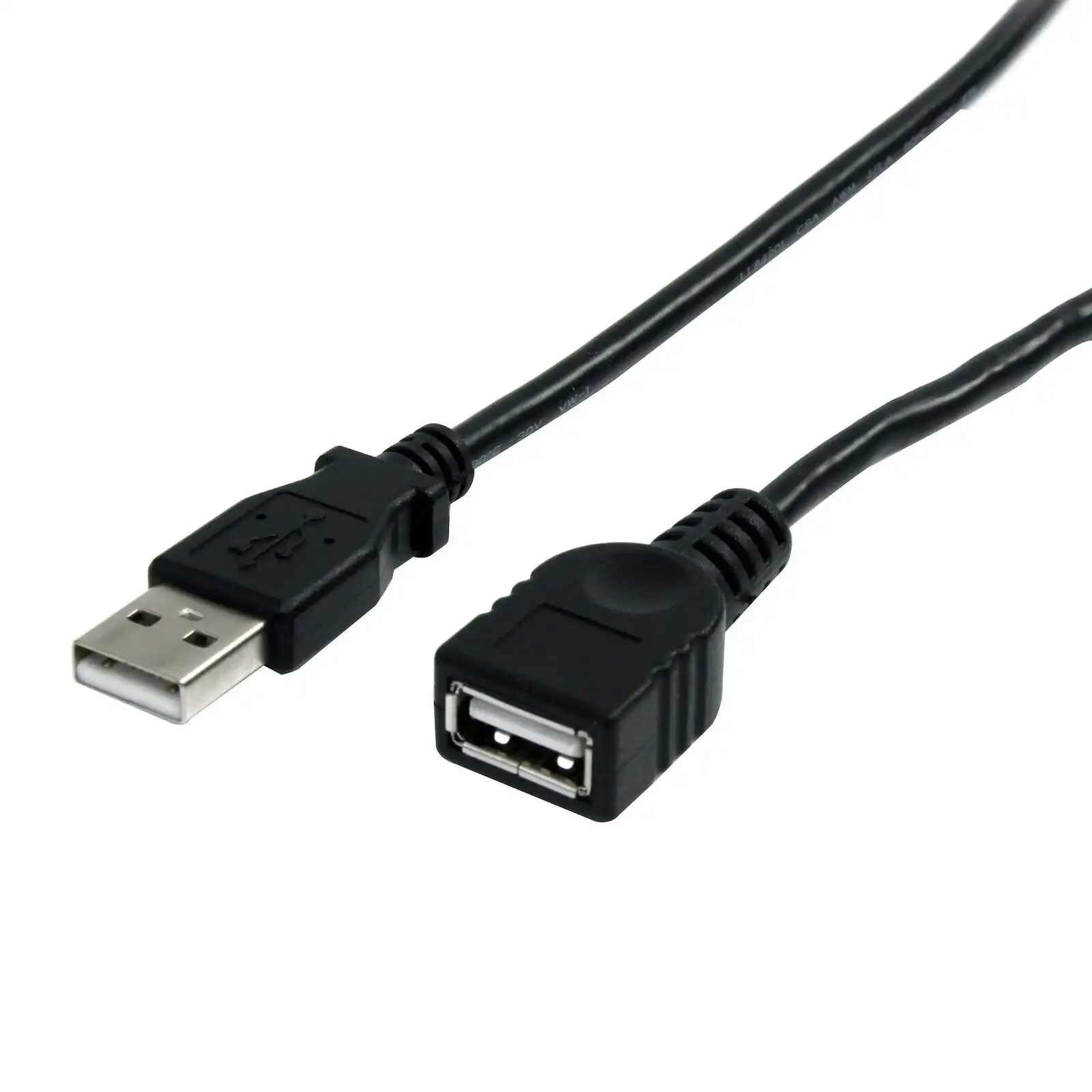Star Tech 91cm USB 2.0 Extension Cable A to A - Male To Female 480Mbps Black
