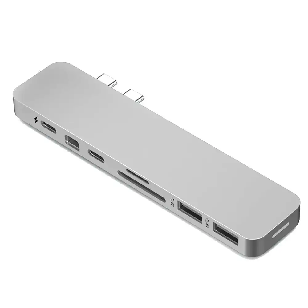 HyperDrive PRO Type-C to USB-C/USB 3.1/HDMI/SD Hub Adapter for MacBook Pro SLV