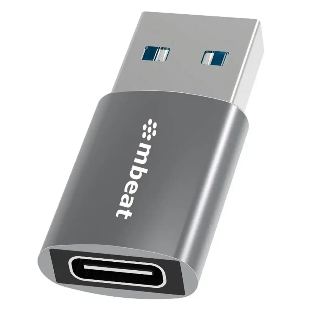 mBeat ToughLink 2.5cm USB 3.0 Male To USB-C Female Adapter Converter PC/Laptop
