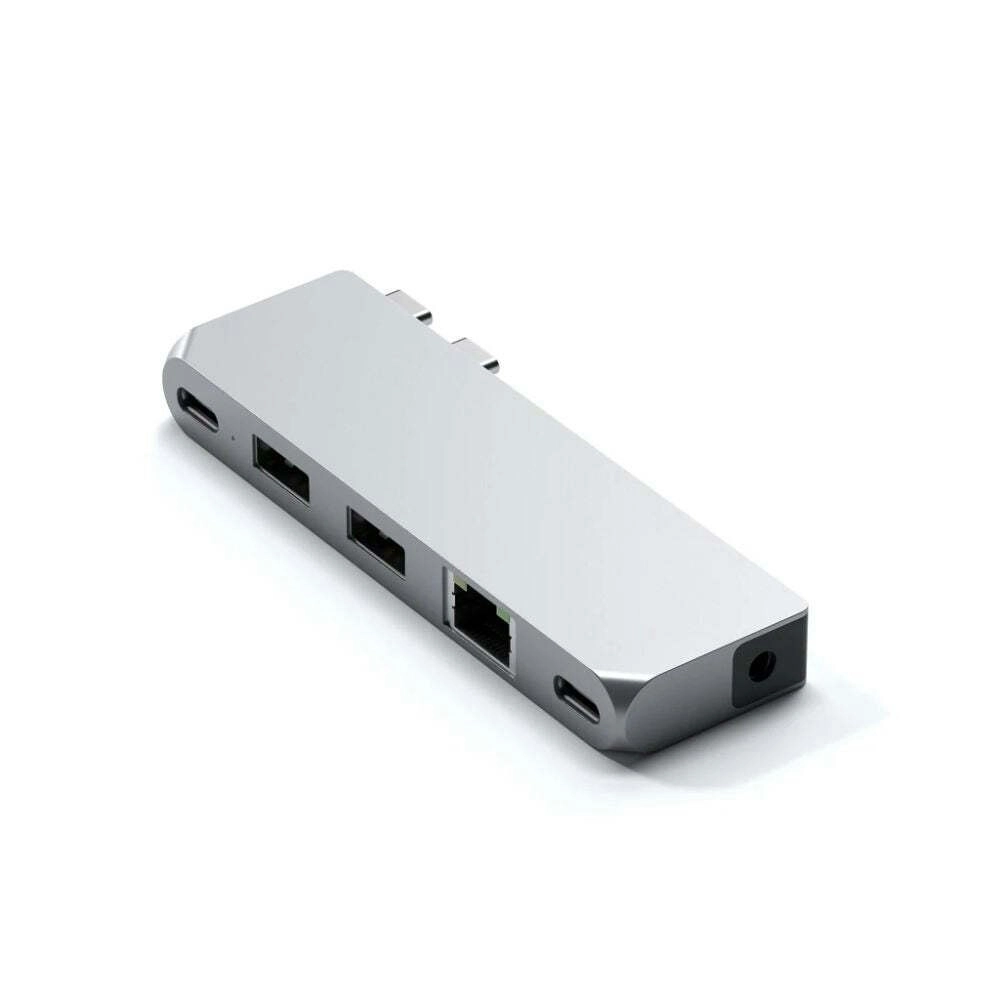 Satechi Pro Hub Mini Portable 5 Gbps Adapter For Apple MacBook Pro/Air M1 Silver