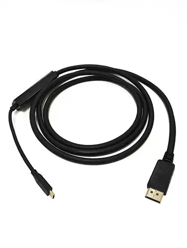 8Ware 2m USB-C to DisplayPort Male Cable Adapter/Converter For iPad/Laptop Black