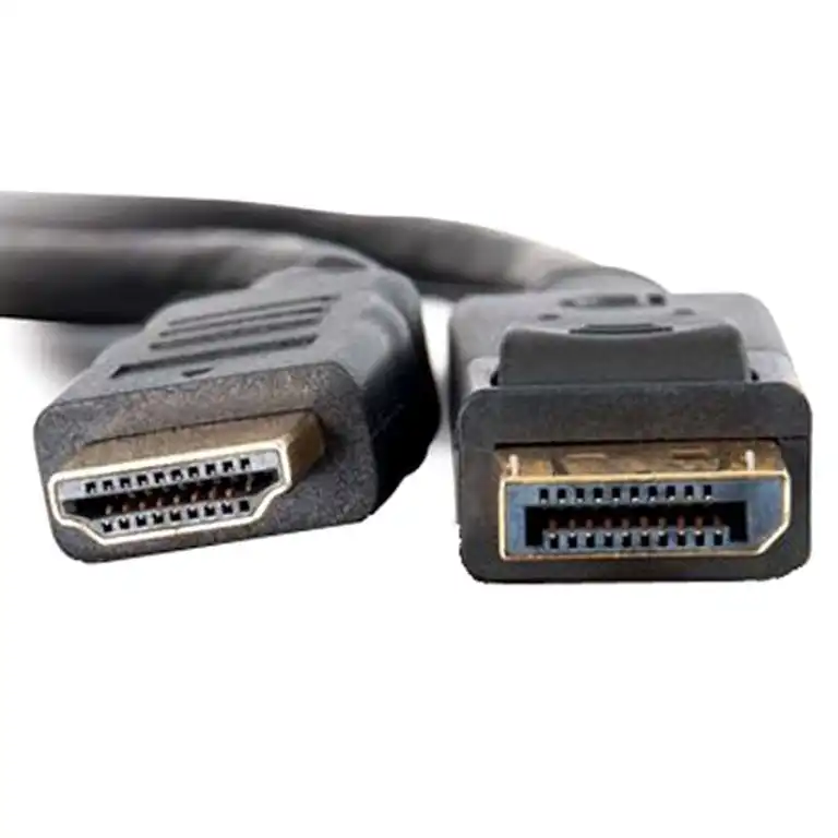 8Ware 20-pin DisplayPort to 19-pin HDMI 2m Cable Connector/Adapter For PC Black