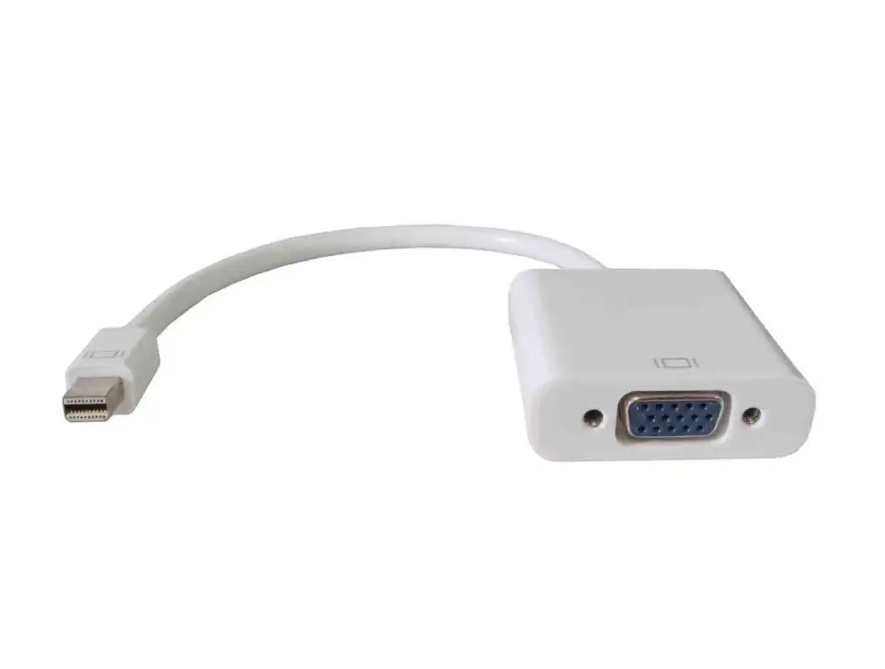 Astrotek Mini DisplayPort DP To VGA Adapter Cable 20cm Male to Female White