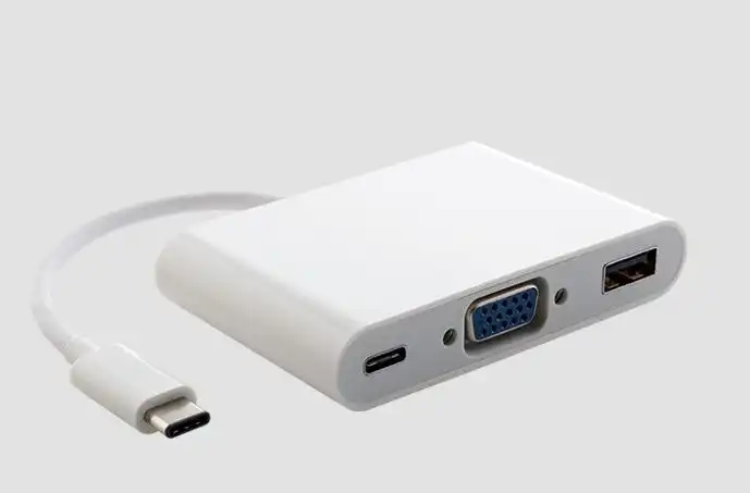 Astrotek Thunderbolt USB-C To Female VGA/USB/Card Reader Video Adapter Converter