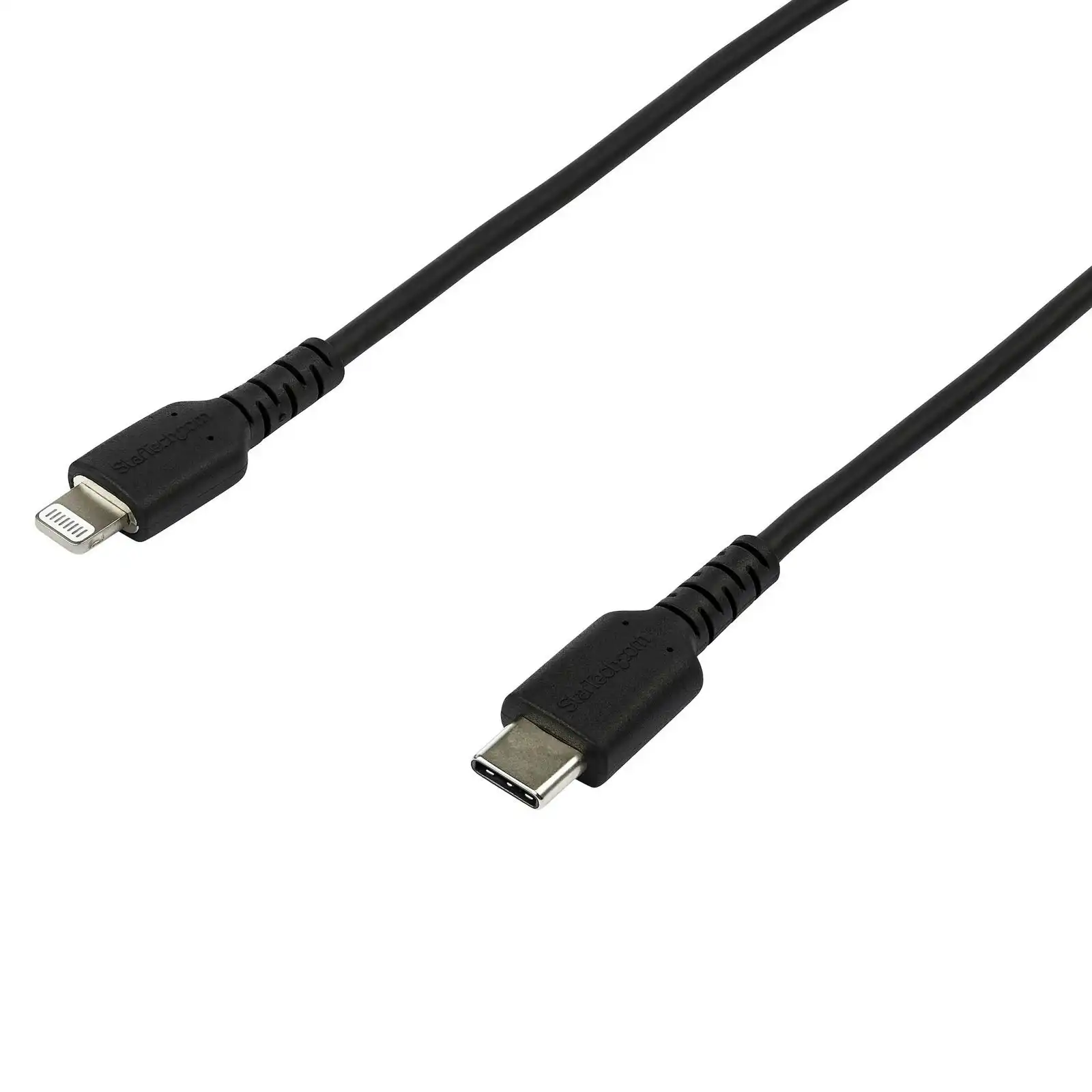 Star Tech 2m USB-C To Lightning MFI-Certified Cable Flexible Fiber For iPhone BK