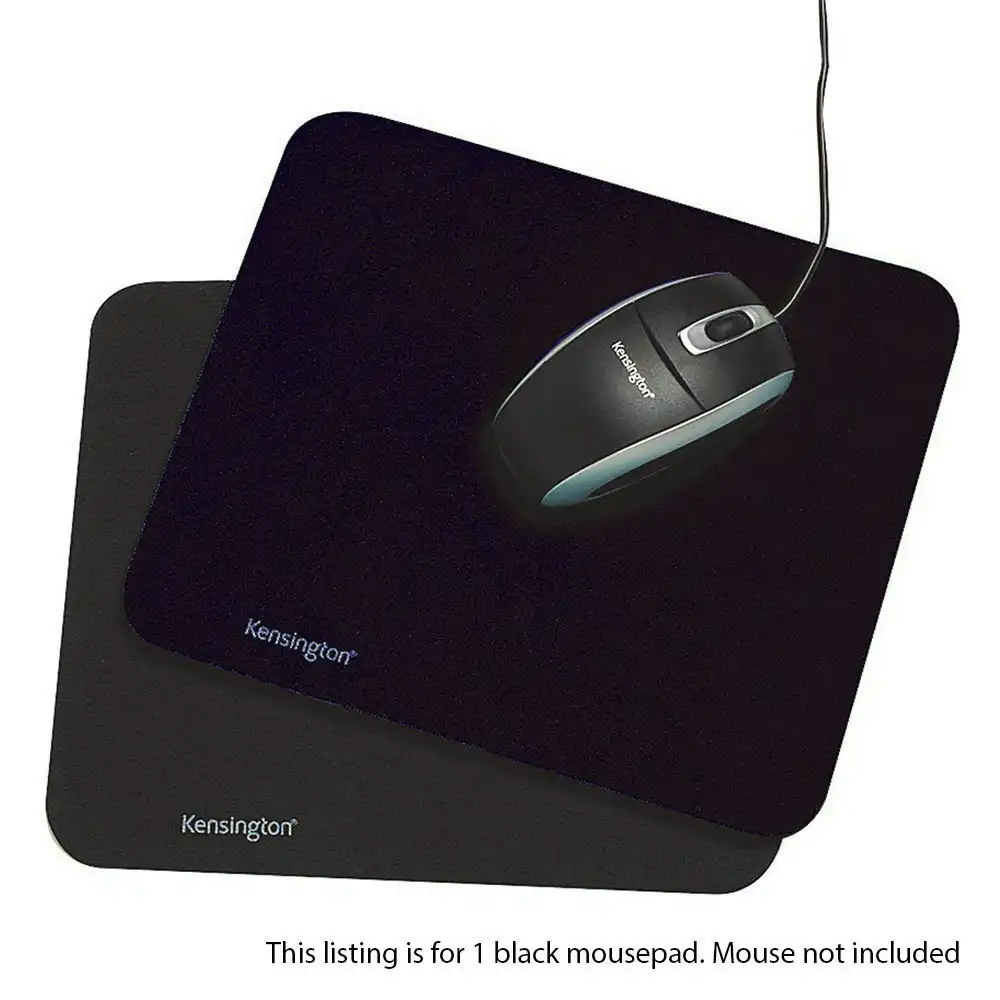 Kensington 52615 Smooth Surface Mouse Pad Black Laptop Pc Macbook iMac 52615